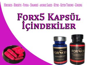 Forx5 Kapsül İçindekiler